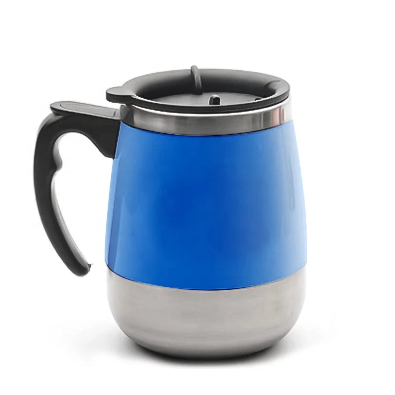 Auto Self Stirring Mug Mixing Cup Drinkware Stainless Steel Mugs Customizable Tasse a Cafe Vaso Camp