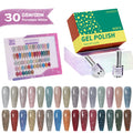 Vendeeni OEM/ODM 15ml High Shiny Quality 2 Effects Diamond Reflective Glitter Top Coat Gel Polish Free Sample UV Gel Nail Polish
