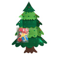 Felt Christmas Tree Decorations Kits with String Lights DIY New Year Gift for Kids Windows Door Wall Party Supplies