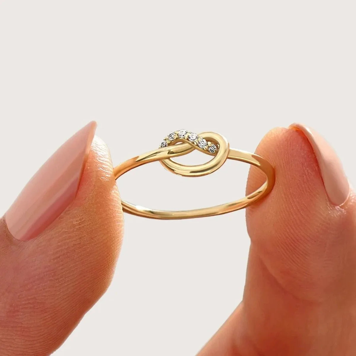 Fashion 925 Silver Rings Jewelry for Women 18K Gold Plated 925 Sterling Silver Heart Ring Simple Versatile Casual Ring