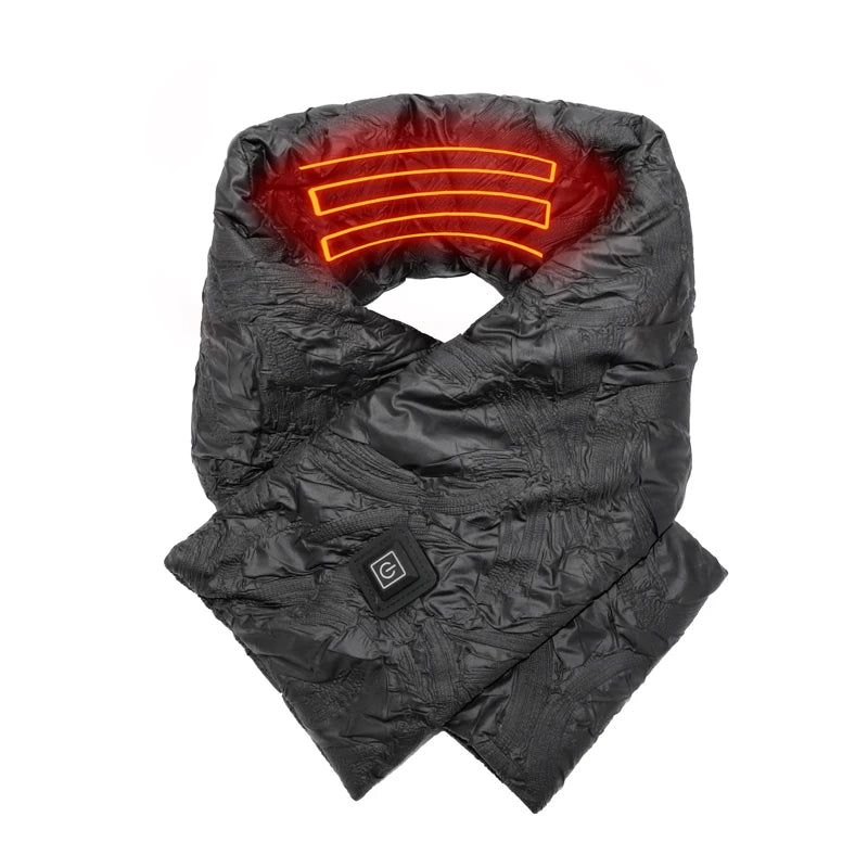 Warm Rechargeable Heating Scarf Winter Heating Neckerchief Smart Heated Scarf