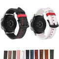 Luxury Top Grain Genuine Leather Watch Strap Band With Quick Release Colorful Thread Leather Watchband for Different Watch