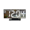 EMAF Home Decor Time Date Calendar Large Display Desk Table Clocks Digital Desktop LED Mirror Alarm Clock with Temperature