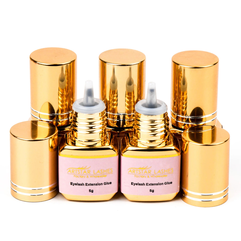 Best Quality Korean Eyelash Glue Strong Hold 0.5-2 Second Adhesive for Sensitive Skin Free Stimulus Private Label