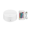 Quality Choice Creative 16 Color USB Portable Mini 3d Led Night Smart Rechargeable Decorative Acrylic Led Lamp