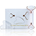 Custom Logo Scraping Board Guasha Massage Tool Natural Clear Quartz Crystal Roller Gua Sha Massage Stone Clear Quartz Gua Sha
