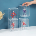 Dustproof Modern Portable Plastic Rectangle for for Pops Protector with Lid Stackable Display Case