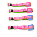 Wholesale Custom Promotional Gifts Printed Design Your Own logo Cheap Woven Wristband for Events