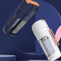Portable Mini Personal Blender One-Handed Drinking 300ml Stainless Steel Rechargeable USB for Shakes and Smoothies