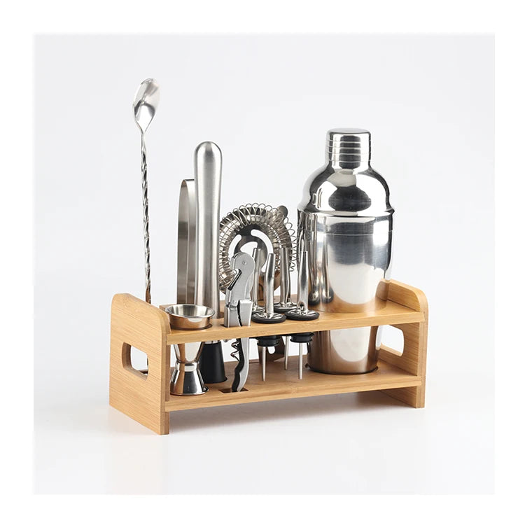 Novice Starter Cocktail Mixing Professional Shaker Cup bar Tools Set