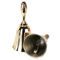 Antique Bronze Metal Handbell Restaurant Bar Counter Pass Bells Home Decor Dinner Call Hand Ring Garden Wind Bell