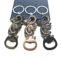 Auspicious Dragon Key Chain Bottle Opener Metal Key Chain Pendant Gift Beer Bottle Opener