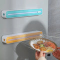 Modern Design Kitchen Accessories 2 in 1 Food Film Dispenser Wrap Dispenser With Cutter Storage Box