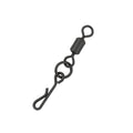 500 Pieces Carp Fishing Swivel with Quick Change Snap Fishing Rigs for Carp Fishing Accessories