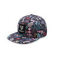 Wholesale Unisex 5 Panel Floral Snapback Hats Custom Logo All Over Sublimation Printed Hip Hop Casual Style for Outdoor Travel