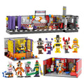 FNAF Peluches Plush Freddy Foxy Figures Building Block Sets Diy Kits MOC Bricks Set Kids Toys Mould king MOC1266-MOC1566