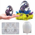 Besafe 3D Dragon Egg Resin Mold Epoxy Resin Silicone Molds for Easter Fondant Cake Decorating Concrete Cement Polymer Clay