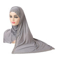 Zifeng OEM Bufandas Mujer De Senten Diamond Plain Ice Silk Arabic Scarf