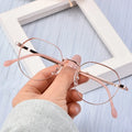 Fashion Models Eyewear Titanium Optical Glasses Frame Unisex Round Metal Optical Spectacles Eyeglasses Glasses Metal Frame