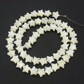 SP4043 White Mother of Pearl Star Beadsshell Star Shaped Beads