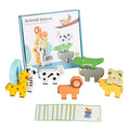 Wooden Fun Animal Stacking Toys Balance Stacking Puzzles Children'S Balance Puzzle Building Blocks Stacking Early Education Toys