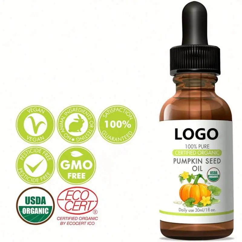 OEM Tiktok Hot Selling Anti-wrinkle Beauty Vegan Moisturizer Pumpkin Seed Oil Serum