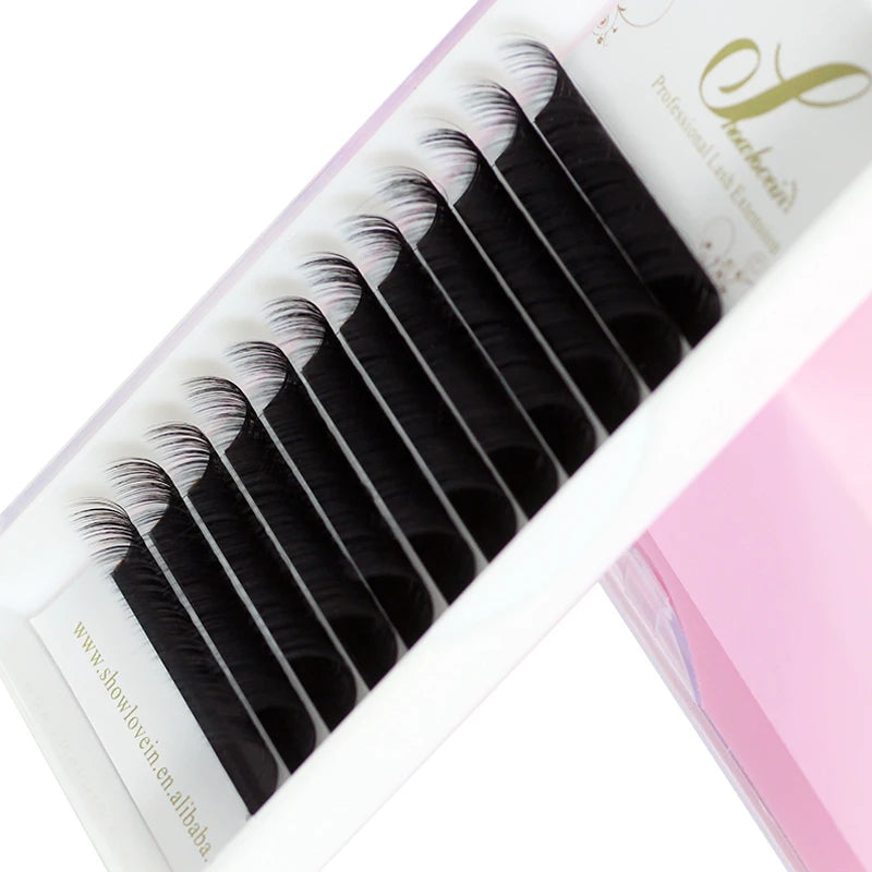 Private Label Synthetic Mink Lash Extension Russian Volume Eyelash Individual Eyelash Extension