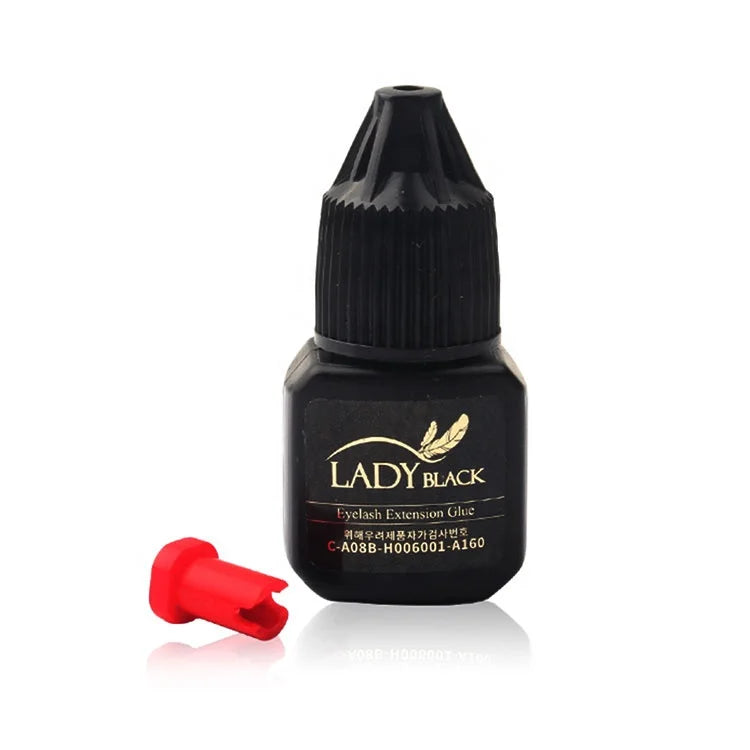 Lash Adhesive Waterproof 2-3s Fast Dry Eyelash Glue Black Extension Glue