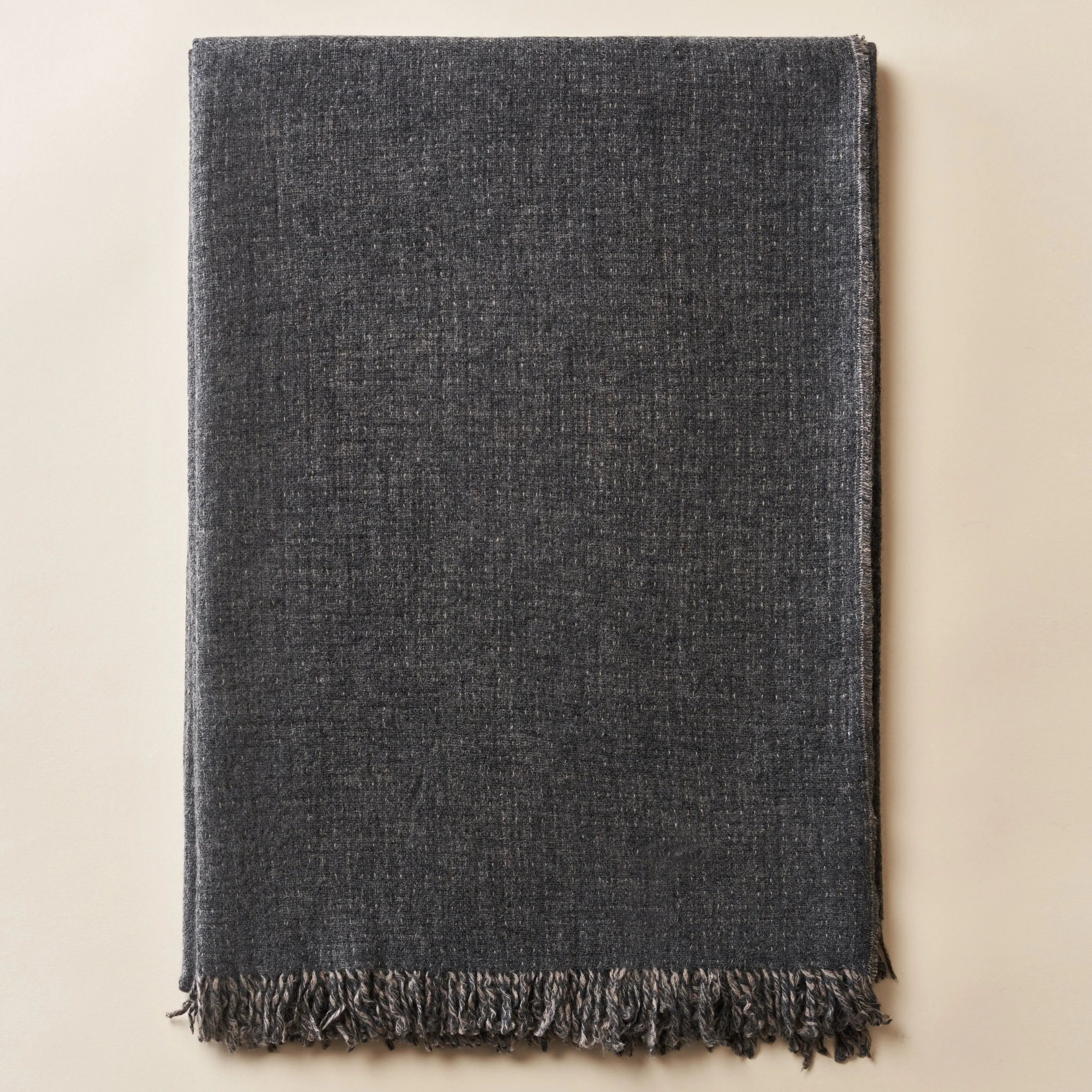 100% Australian Wool Organic Eco-Friendly Luxury Wrinkle Resistant Double-Sided Winter Throw Blanket Shawl Mountain Series