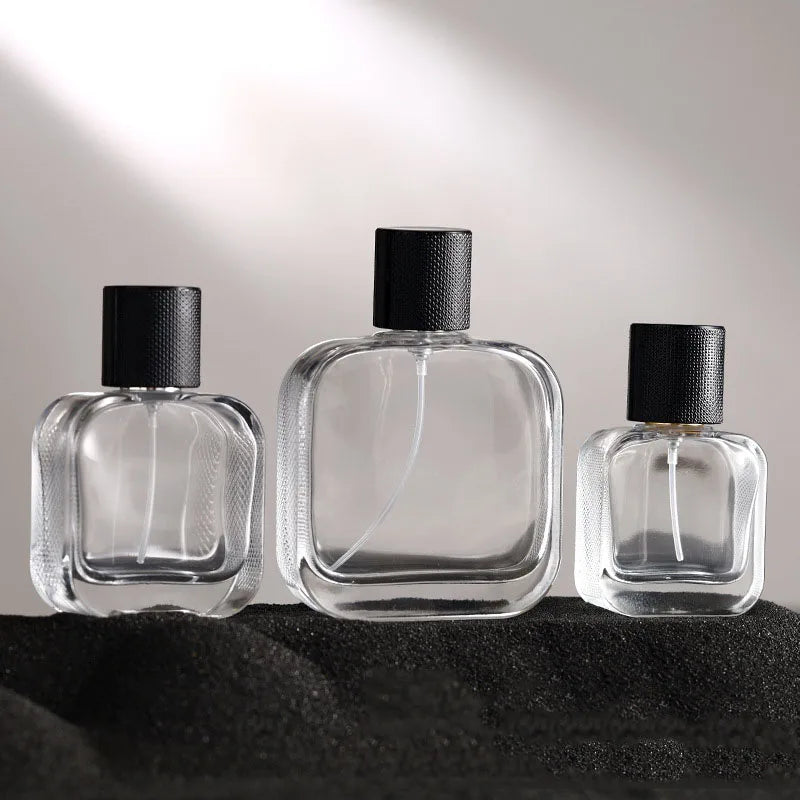 OEM ODM Professional Design Luxury 30Ml 50Ml 100Ml Square Empty Perfume Spray Glass Bottle
