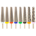 Left Right Hand Acrylic Professional Cross Cut 3/32' Electric File Safety 24mm Super Long Tungsten Carbide Nail Bit Drill 5 in 1