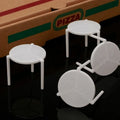 Pizza Box Tripod Stand Stool Disposable Plastic Rack for Packing 1000 Pcs Pizza Tripod