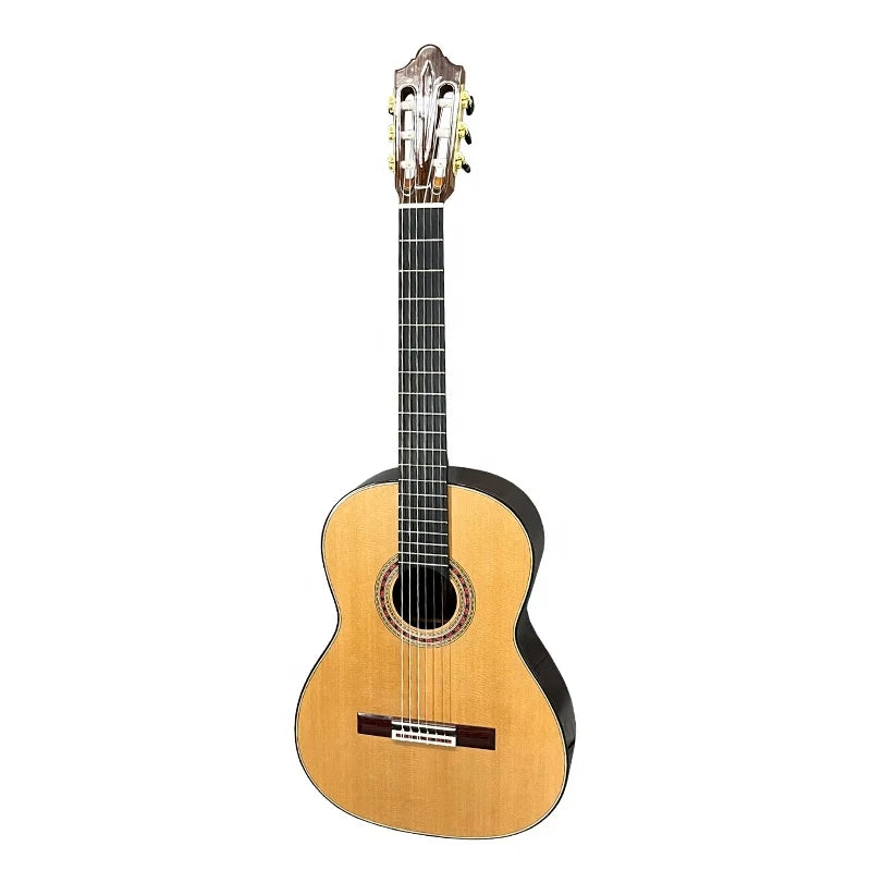 Handcrafted Master Level  Friederich Model Vintage Nylon String Guitar Solo Traditional  Classical Guitar