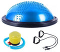 Large Gym Equipment Custom Yoga Balance Half Ball Gymnastic Exercise Anti-burst PVC+ABS 58*25cm
