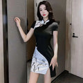 Women Cheongsam Chi Pao Hotel Bathrobe Clothing Dress Spa Uniform