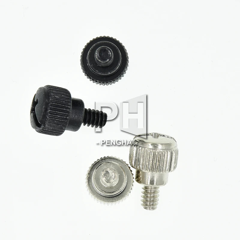 6#-32*5 Computer PC Case Cooling Round Toolless Adjustment Screw Thumbscrews Thumb Screw M3.5