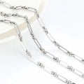 New Electroplated Stainless Steel Small Ring 3:1 Long Chain Fashion DIY Necklace Bracelet Choker 2022 Winter Accessory
