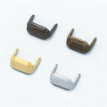 Hot Saple Brass Staples With 2 Prong Claw Rivet for Leather