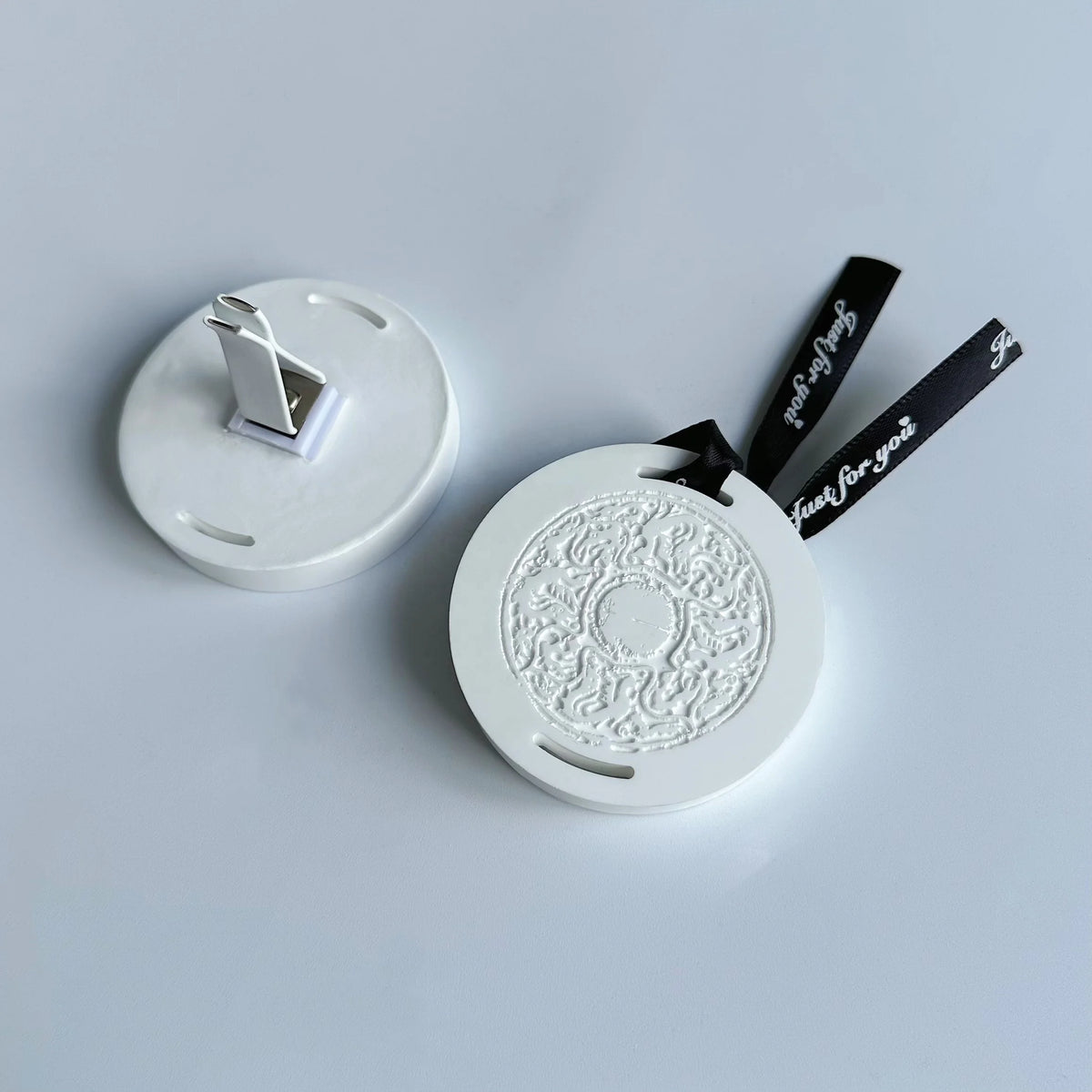 Personalized Hanging Aroma Stone Tag Custom Shape Scented Plaster Essential Oil Diffuser Pendant