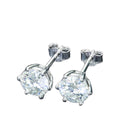 Xingyue Wholesale 1.0ct 6.5mm 925 Silver Pass Diamond Tester Studs Vvs Round Mossanite Moissanites Earrings with Gra Certificate
