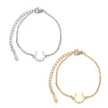Manufacturer Horse Lover Stainless Steel 18K Gold Plated Horseshoe Charm Chain Bracelet Horseshoe Pendant Bracelet for Women