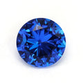 Wholesale Loose Gemstone Round Cut Synthetic Blue Spinel Gem Stones Price 119# Color Lab Spinel