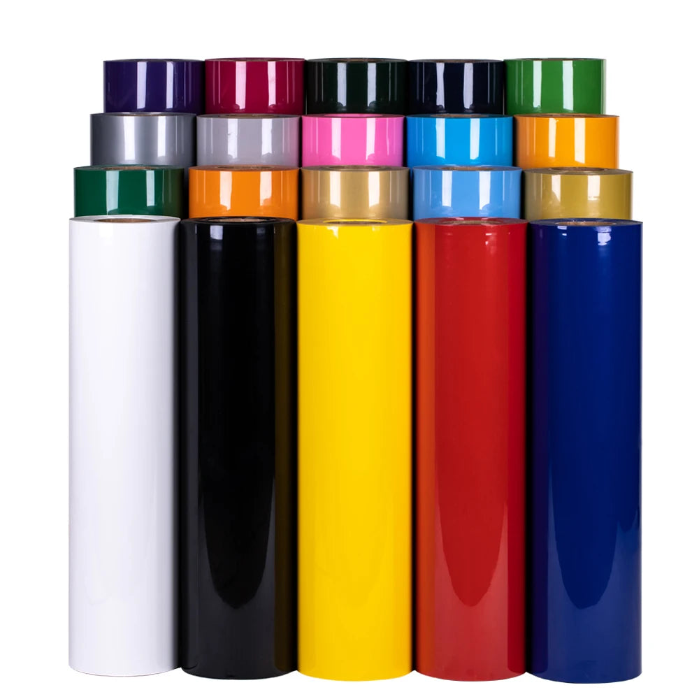 Pu Matte Stretchable High Elasticity  Heat Vinyl for t Shirts Sticker for Vinyl Roll Cloth Printing Machine t Shirt Adhesive