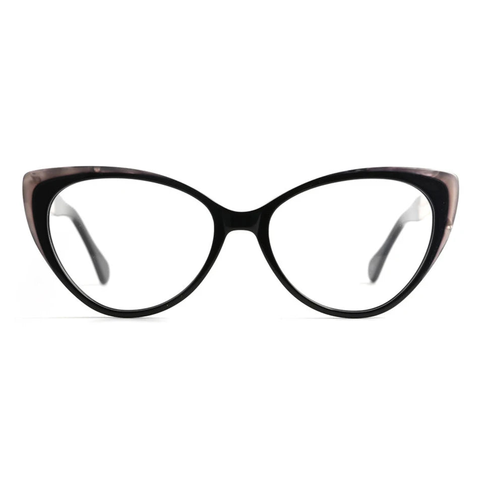 FP2009 Modern Trendy Oval Acetate Optical Glasses Frames for Woman
