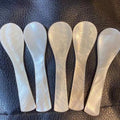 Customize logo White 9cm Natural Mother of Pearl Caviar Spoon