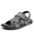 Men's Classic Comfortable Summer Outdoor Beach Sandals Light Flat Cushioned Slipper Anti-Slip Evergreen Design for Winter