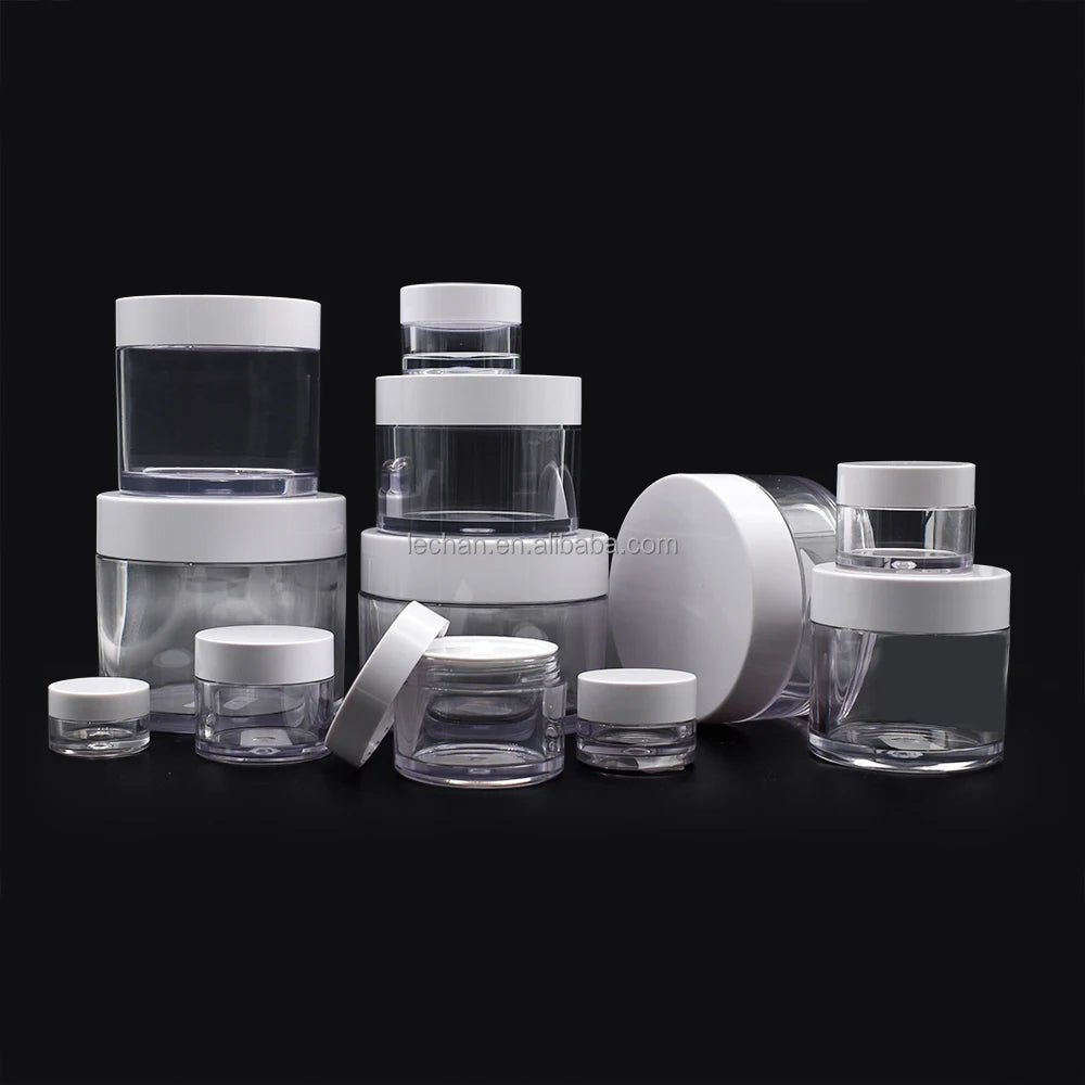 Best Selling Thicken Bottom Face Cream Promotional Oem Low Price Acrylic Petg Cosmetic Jars