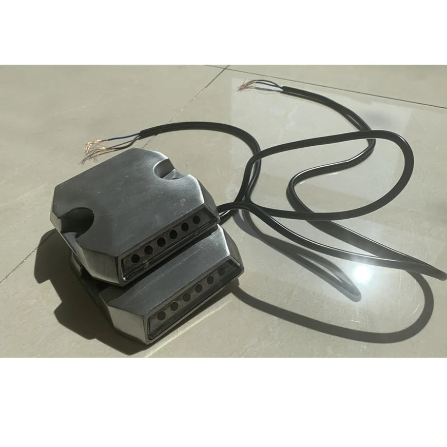 Aluminum LED Warning Light Outline Electric Markers 12V 24V Wired Road Stud for Tunnels and Roads Electric Traffic Signs