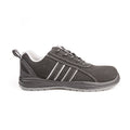 Low  Cut Black Style Cow Suede Leather Safety Shoes Casual Sneaker Anti-smash Shoes