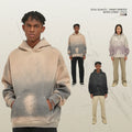 Autumn and Winter New 360g Spray Monkey Wash Water to Do Old Edge Edge Fashion Hoodie Men